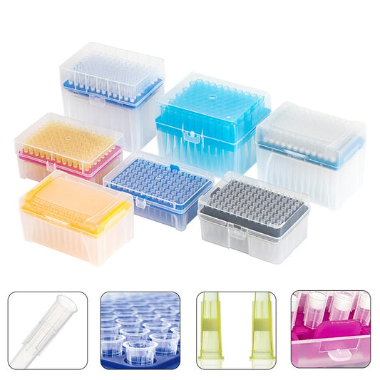 Embout en rack de pipette avec filtre 1 à 200ul