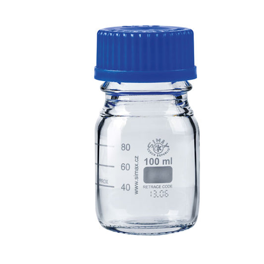 Flacon autoclavable 100ml en verre