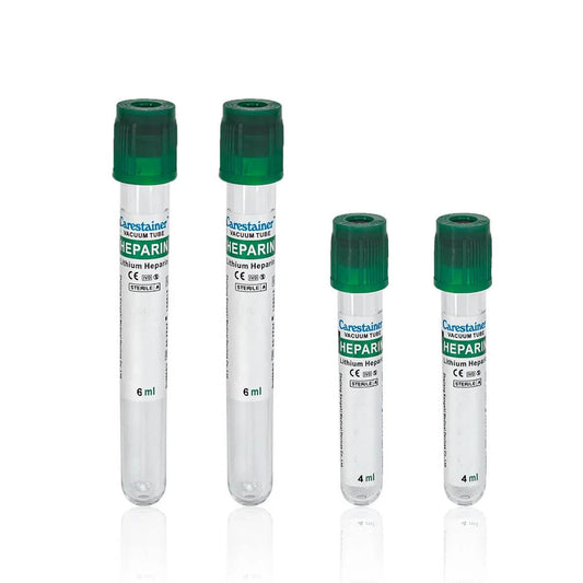 Tube Sous Vide Héparine de lithium Boite de 100