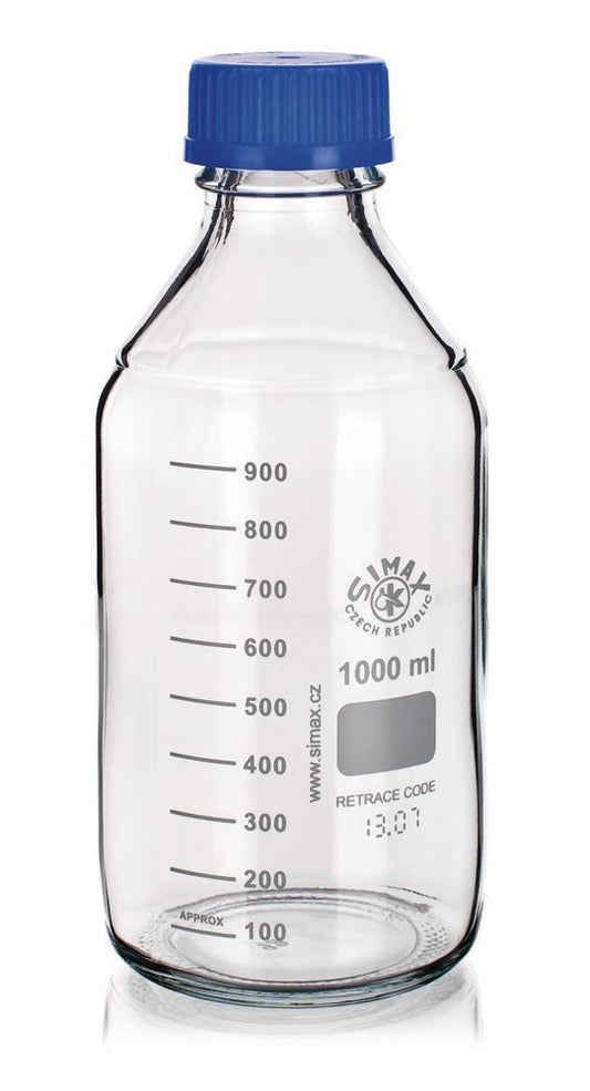 Flacon autoclavable 1000ml en verre