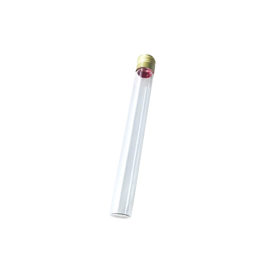 Tube à essai en verre à vis